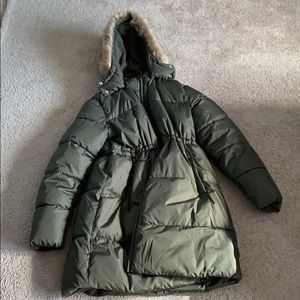 Maternity M Old Navy Coat with Adjustable Waist